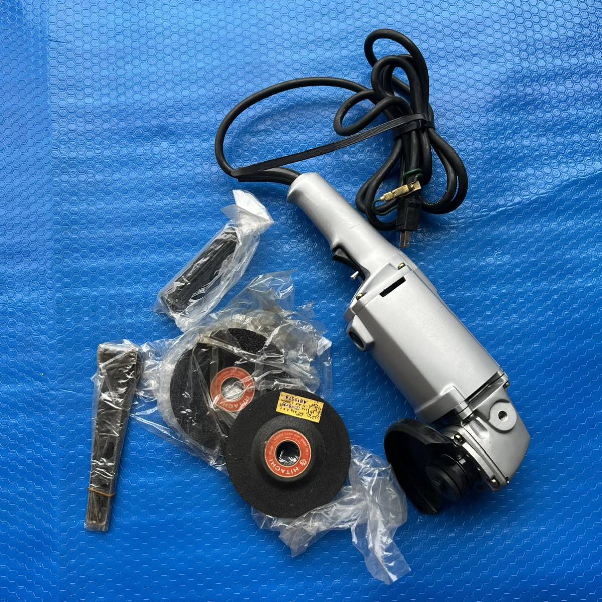 日立工機 125mm ディスクグラインダーPDu-125 中古未使用品 f346