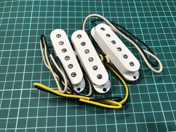 Eric Custom Hand Wired P90 White シングルPU セット 高さ21mm ハンドワイヤード #ECUSTOM-HWP90SET-WH_画像1