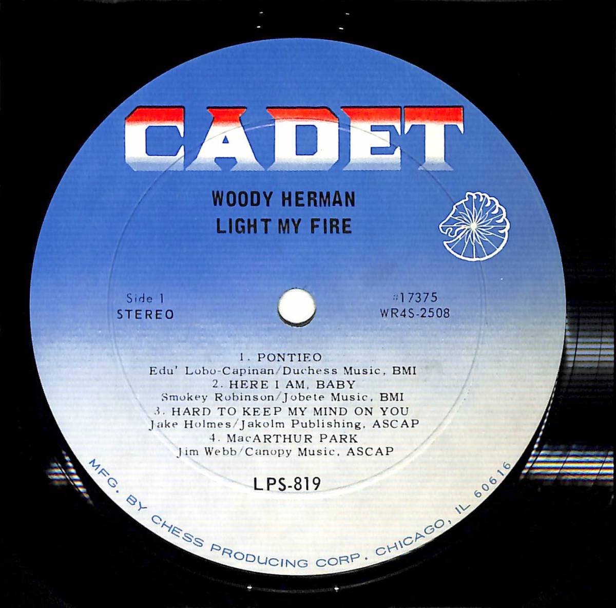 e1679/LP/米/DG/Woody Herman/Light My Fire_画像3