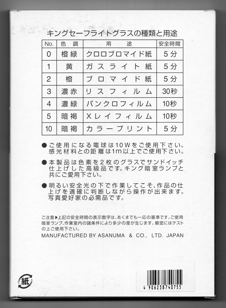 《 キング King セーフライトグラス No.２ 》新品の画像3