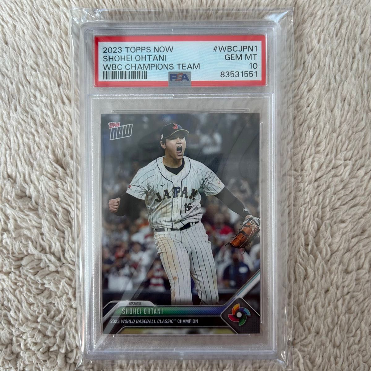 PSA10 Topps Now WBC 大谷翔平WBCJPN1限定オーダーカード PSA10 Topps Now WBC 大谷翔平WBCJPN1限定オーダーカード
