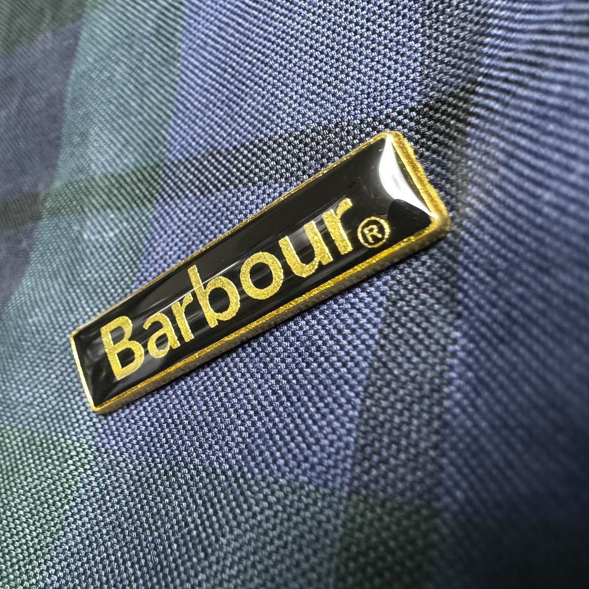 【ブラック×ゴールド】新品 Barbour バブアー ピンバッジ_画像3