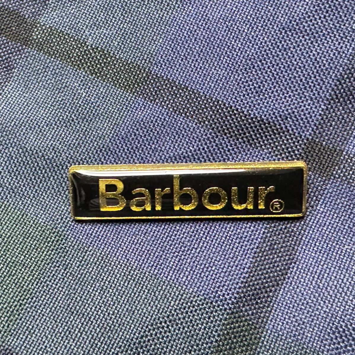 【ブラック×ゴールド】新品 Barbour バブアー ピンバッジ