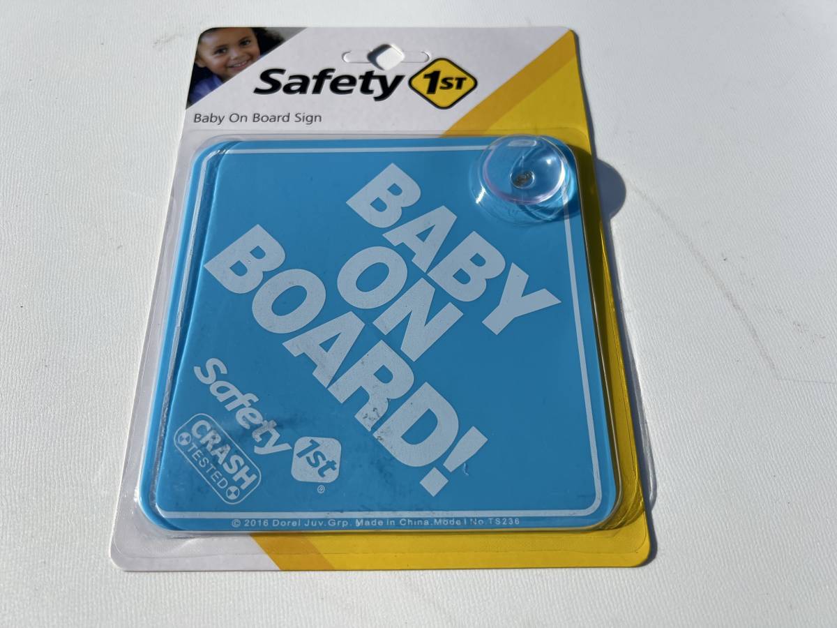 Safety1st BabyOnBoard 吸盤 ウインドウサイン 青 USDM JDM US仕様 アメリカ雑貨 赤ちゃん サインの画像2