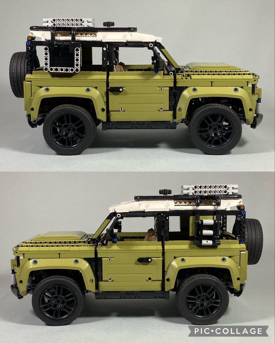 MJ231220-1【現状販売】LEGO TECHNIC レゴ テクニック LAND ROVER ランドローバー DEFENDER ディフェンダー 42110 組立済の画像5