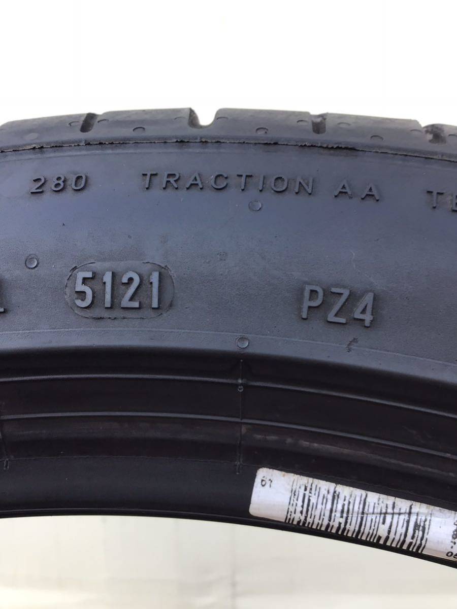 PIRELLI P ZERO (PZ4)ピレリー 255/40R20 101Y メルセデス承認 MO-S マーク有　製造2021年 中古品2本_画像9