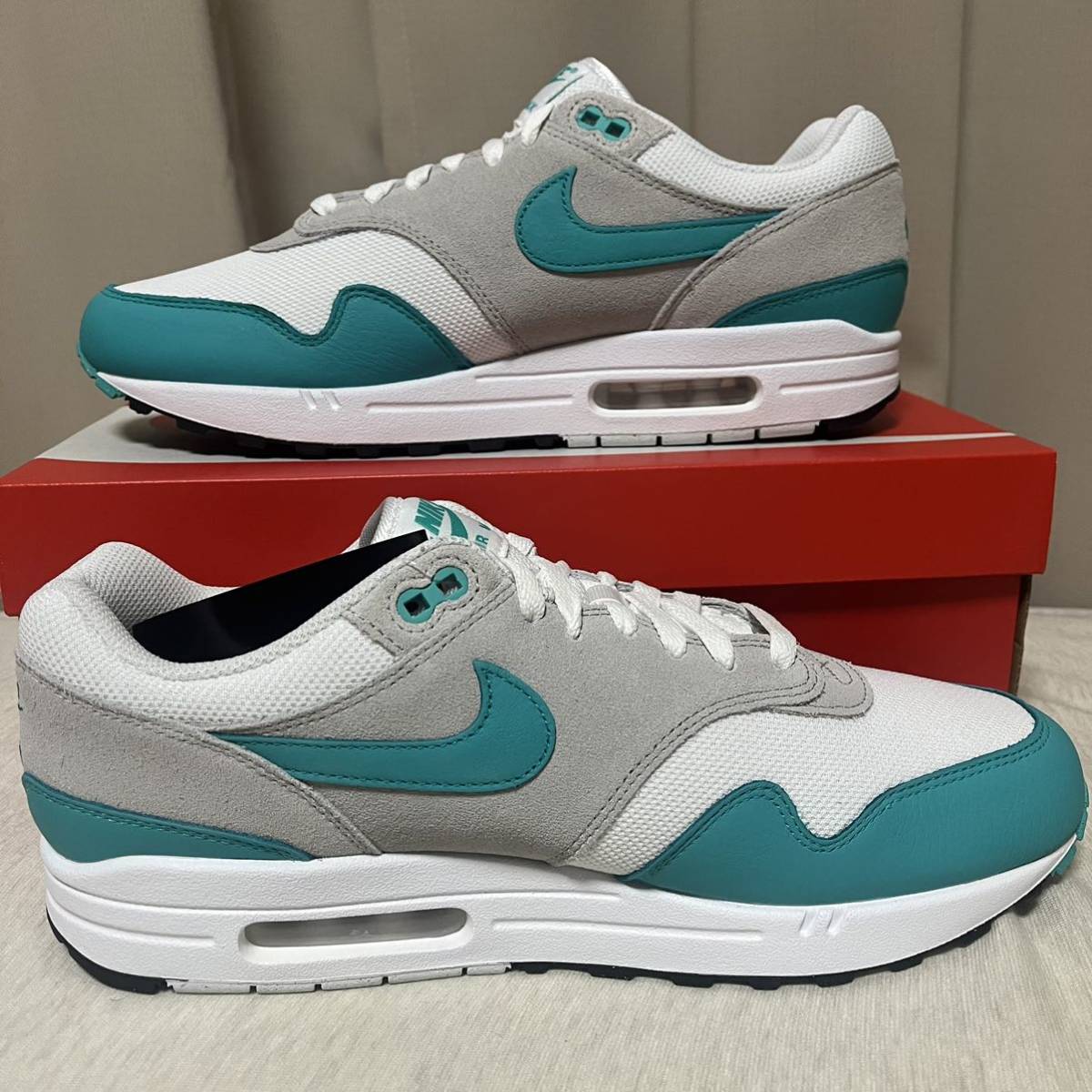 NIKE AIR MAX 1 ナイキ 29センチ エアマックス1 エアーマックス DN supreme シュプリーム Jade カラー atmos ティファニー カラー