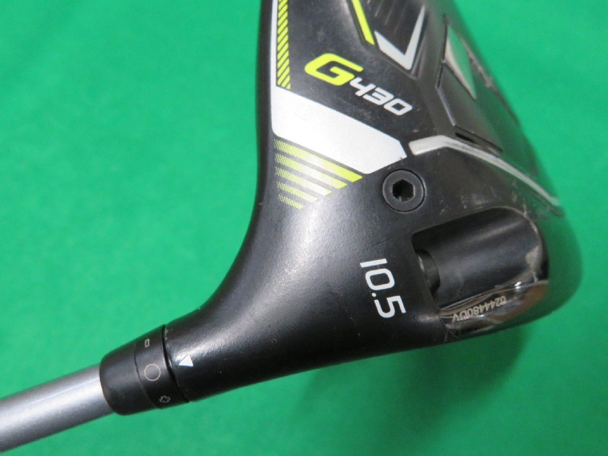 【中古】 PING　ピン　2023　G430　MAX　ドライバー （10.5°） 【Ｓ】　ツアーAD　UB－6　HC、レンチ付き_スリキズがあります