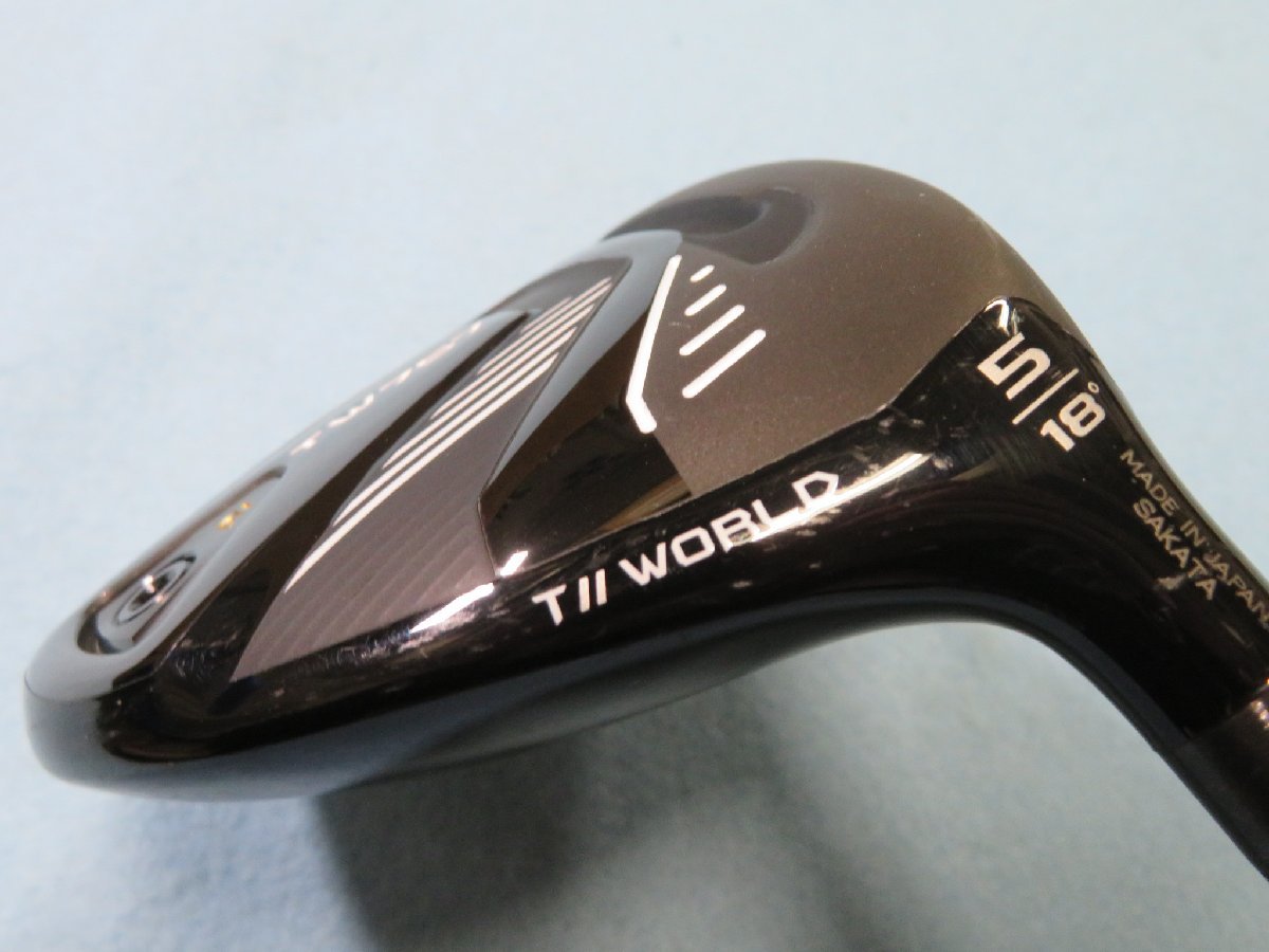 【中古】本間ゴルフ　2022　T//WORLD　TW757　ツアーワールド　フェアウェイウッド　5W（18°）【S】VIZARD for TW757 ＜HCなし＞_ネックにもキズがあります。