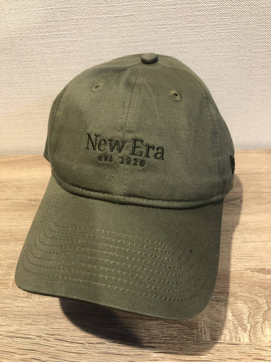 NEW ERA ニューエラ　NEW ERA EST 1920 深緑系　アーミー　フリーサイズ_画像1