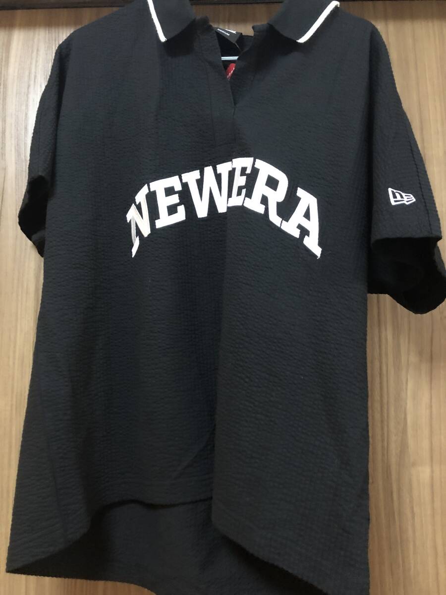 かっこいい　NEW ERA NEWERAロゴ　ニューエラ　ポロシャツ　MEDIUM 防水　吸汗　速乾　紫外線カット_画像1