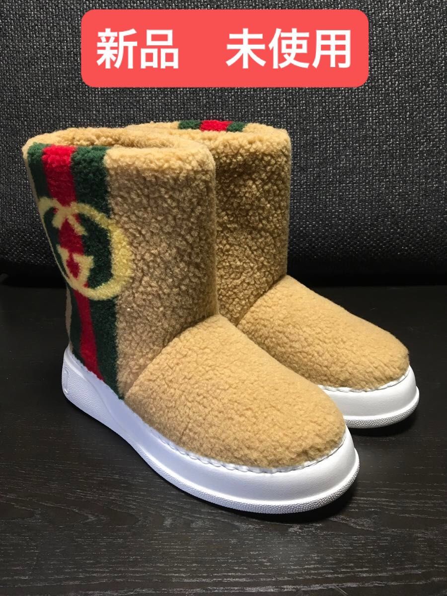 GUCCI ボアブーツ 新品 未使用品 サイズ6ハーフ|Yahoo!フリマ GUCCI ボアブーツ 新品 未使用品 サイズ6ハーフ|Yahoo!フリマ