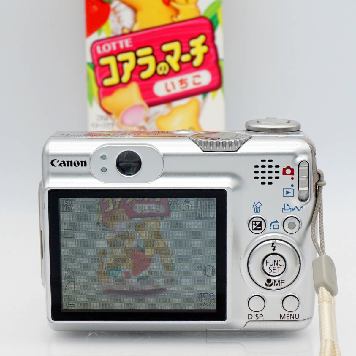 ★美品・動作品★キャノン Canon PowerShot A570 IS★有効画素数710万画素 光学4倍ズーム◆コンパクトデジタルカメラ★単三電池2本起動_画像6