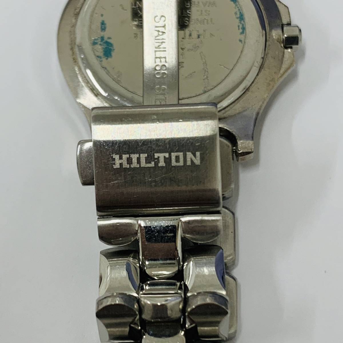 #7192　HILTON　レディースクオーツ時計　不動　ヒルトン時計　キズ小　美品　現状保管品_画像3