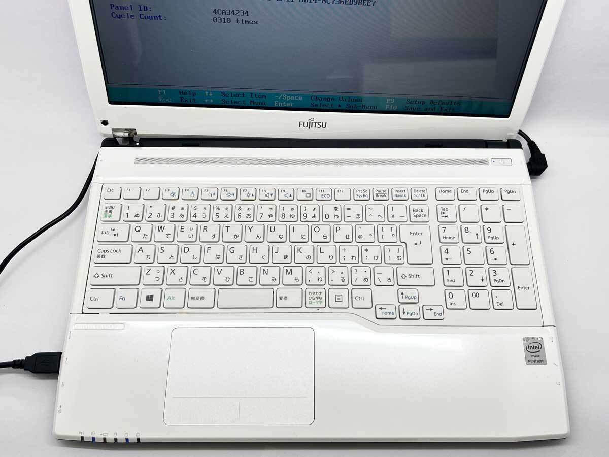 ジャンク品 富士通(FUJITSU) ノートパソコン LIFEBOOK AH42/M Pentium 3556U 1.7GHz/2GB/HDDなし_画像3