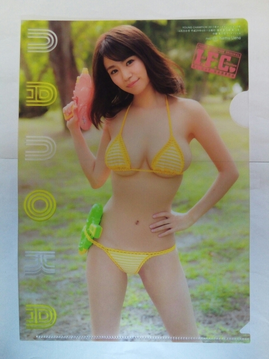 売り切り！！！☆ダンボール補強・防水対策発送☆2017年☆ヤングチャンピオン9号☆菜乃花☆付録☆クリアファイル☆水着☆アイドル☆B5☆_画像1