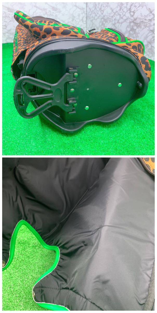 限定レア】 パーリーゲイツ レオパード 豹柄 キャディバック 限定レア】 パーリーゲイツ レオパード 豹柄 キャディバック