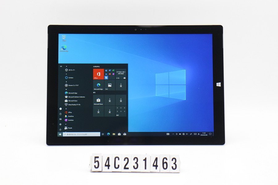 【ジャンク品】Microsoft Surface Pro 3 128GB Core i5 4300U 1.9GHz/4GB/128GB(SSD)/Win10 AC欠品 【54C231463】