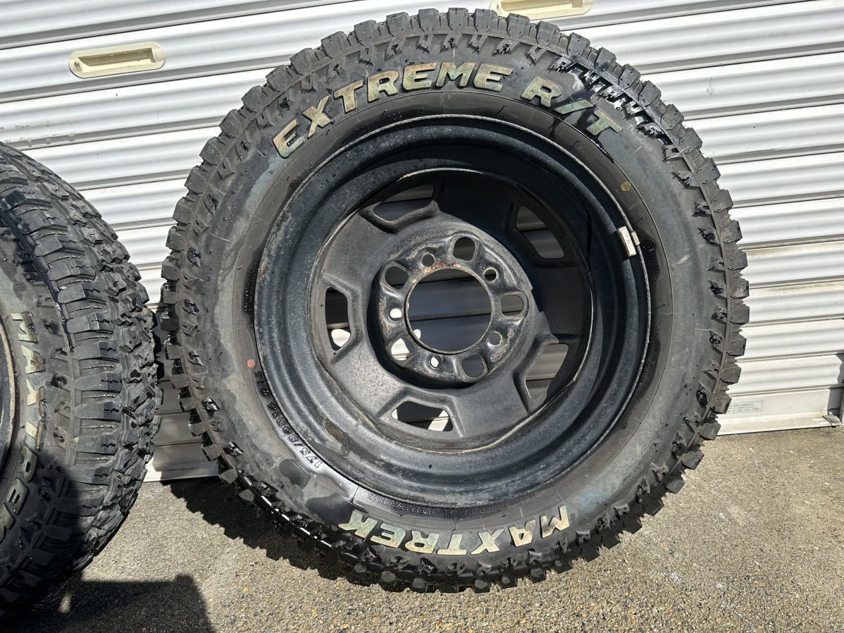 ジムニー sj30鉄ホイール　マックストレック　エクストリームR/T 175/80r16 91s ４本セット　走行2000k未満　_画像9