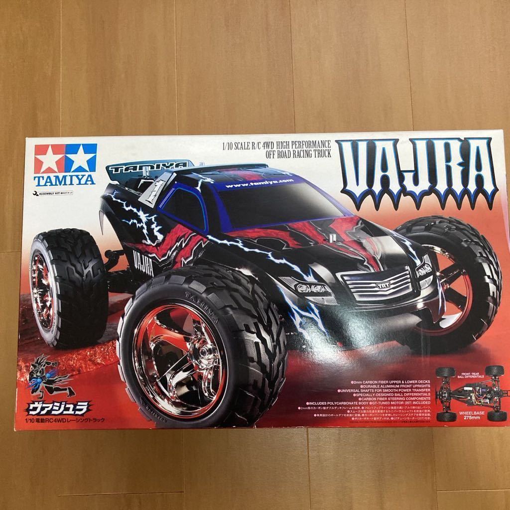 タミヤ1/10電動RC4WDレ－シングトラックヴァジュラ未組立 _画像1