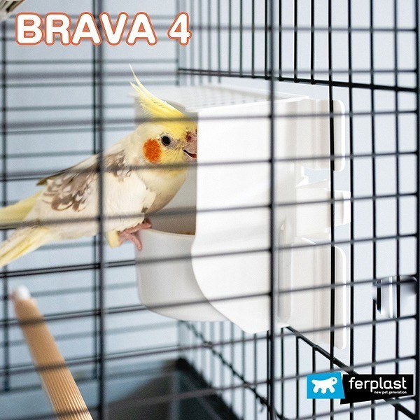 送料無料 「BRAVA 4」 ferplast社製 ブラバ4 小鳥用 エサ入れ 回転式 餌入れ 鳥 鳥用品 84527711 8010690090481_画像2