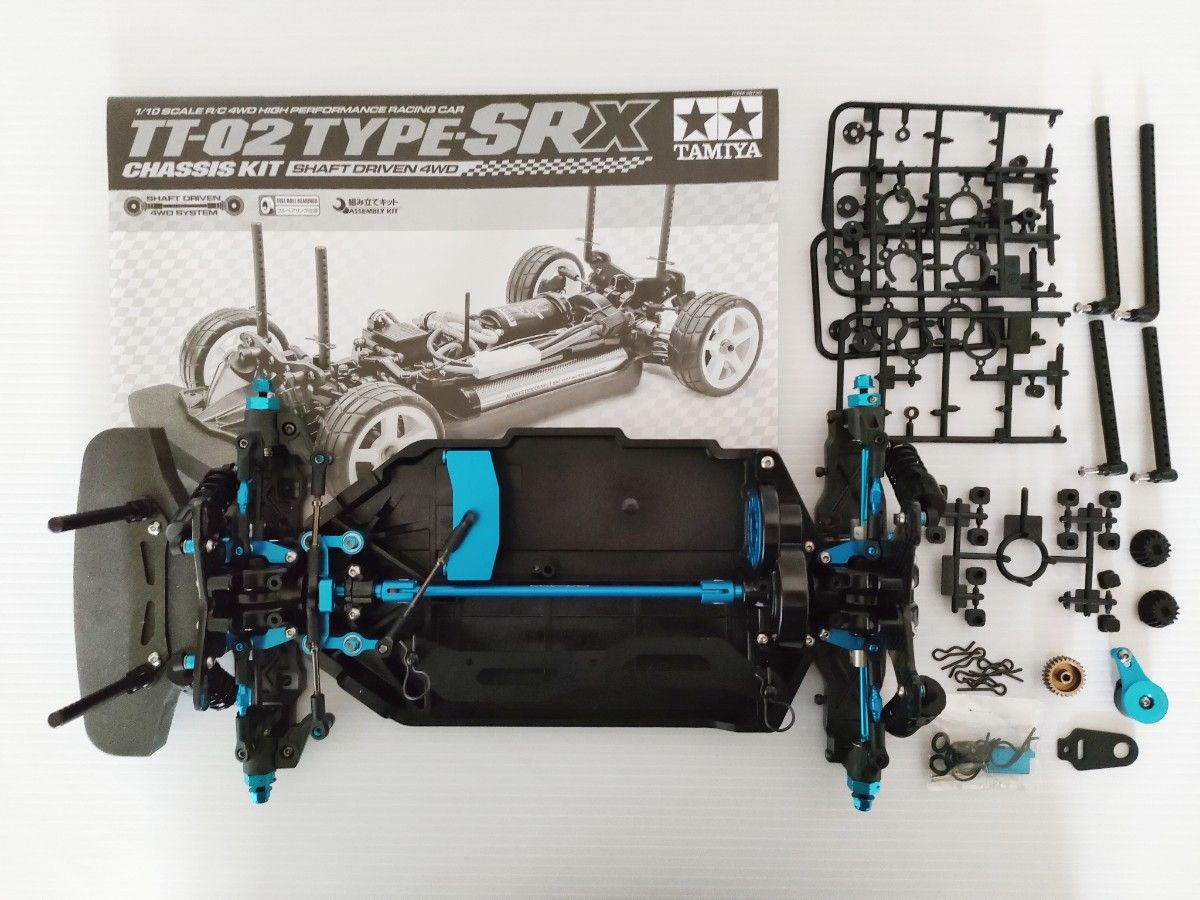 タミヤ TT02 TYPE-SRX 組立済シャーシ オプションパーツ 取扱説明書 付 未走行 TAMIYA 58720 タミヤ TT02 TYPE-SRX 組立済シャーシ オプションパーツ 取扱説明書 付 未走行 TAMIYA 58720