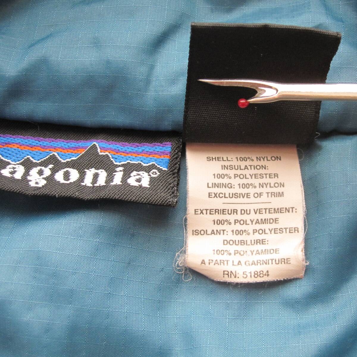 ☆90s パタゴニア パフボール ベスト（S）黒 1998 /patagonia puffball / 90s / vintage / mars / ビンテージ / ダスパーカーの画像5