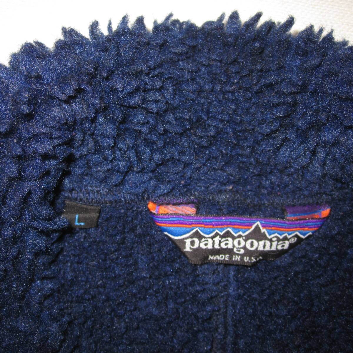 ☆80s パタゴニア 三角タグ パイルジャケット (L) vintage / デカタグ / patagonia / ビンテージ / 70s 90s ダスパーカ / mars / 初期タグ _画像3