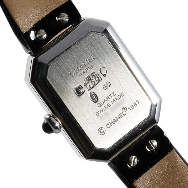 シャネル CHANEL プルミエール バケットダイヤ H0096 ブラック文字盤 新古品 腕時計 レディース_画像7