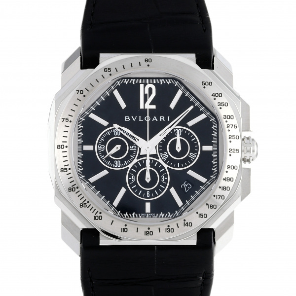 ブルガリ BVLGARI オクト 102487 BGO41BSLDCHTA ブラック文字盤 新品 腕時計 メンズ
