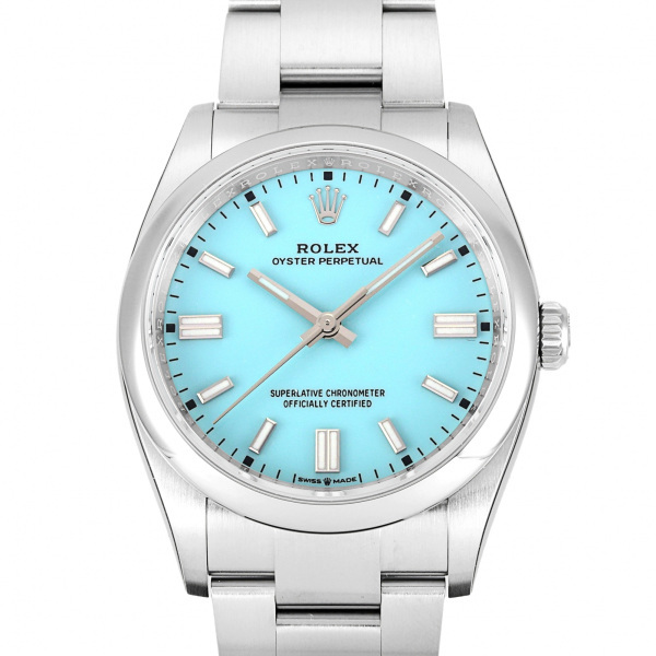 ロレックス ROLEX オイスターパーペチュアル 36 126000 ターコイズブルー文字盤 新品 腕時計 メンズ