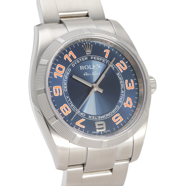 ロレックス ROLEX エアキング コンセントリック 114210 ブルー/アラビア文字盤 中古 腕時計 メンズ_画像2