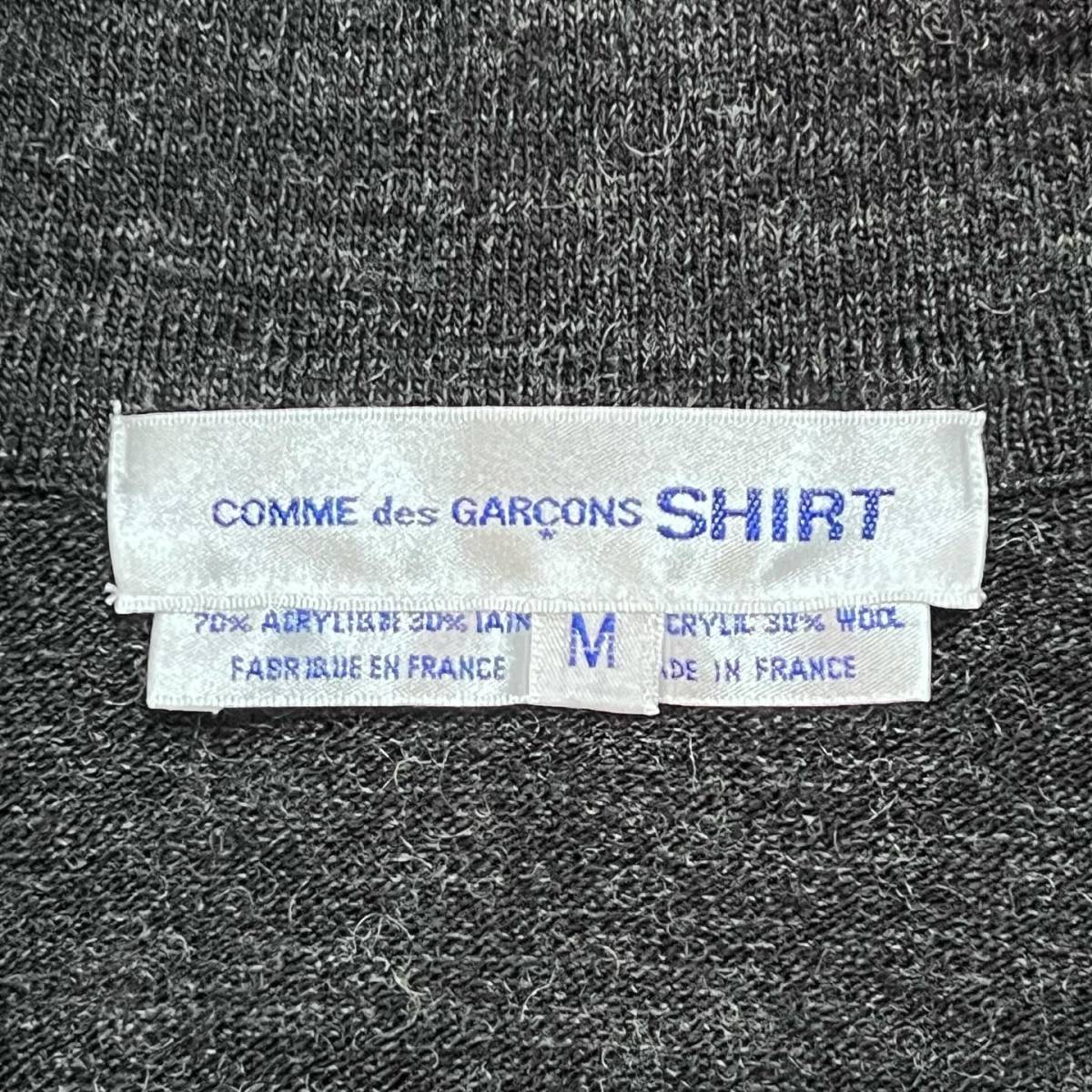 COMME des GARCONS SHIRT コムデギャルソンシャツ　Half Zip Knit Pullover ブラウン系 サイズ:M_画像7
