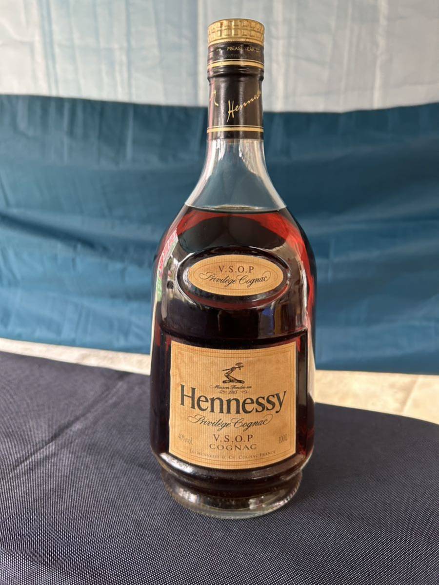 古酒 Hennessy ヘネシー VSOP コニャック ブランデー プリヴィレッジ 1l 40% 未開封品_画像1