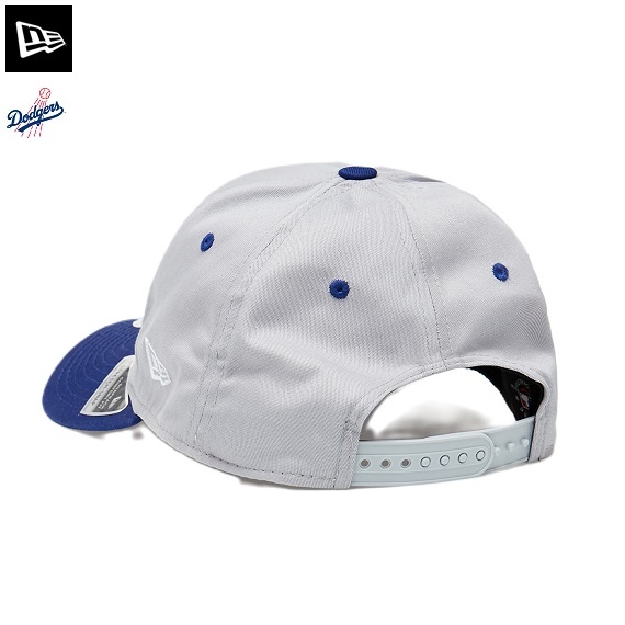 ★UK直輸入★ニューエラ★MLB ロサンゼルス・ドジャース ワードマーク 9FIFTY キャップ★灰x青白/ML★_画像2