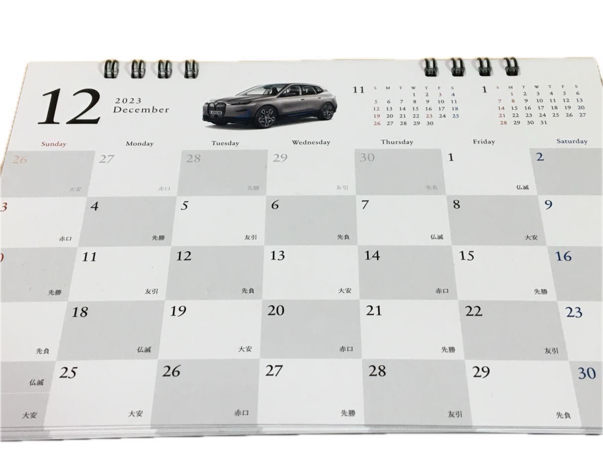 カレンダー　2024 卓上カレンダー　フォルクスワーゲン　メルセデスベンツ　AMG ポルシェ