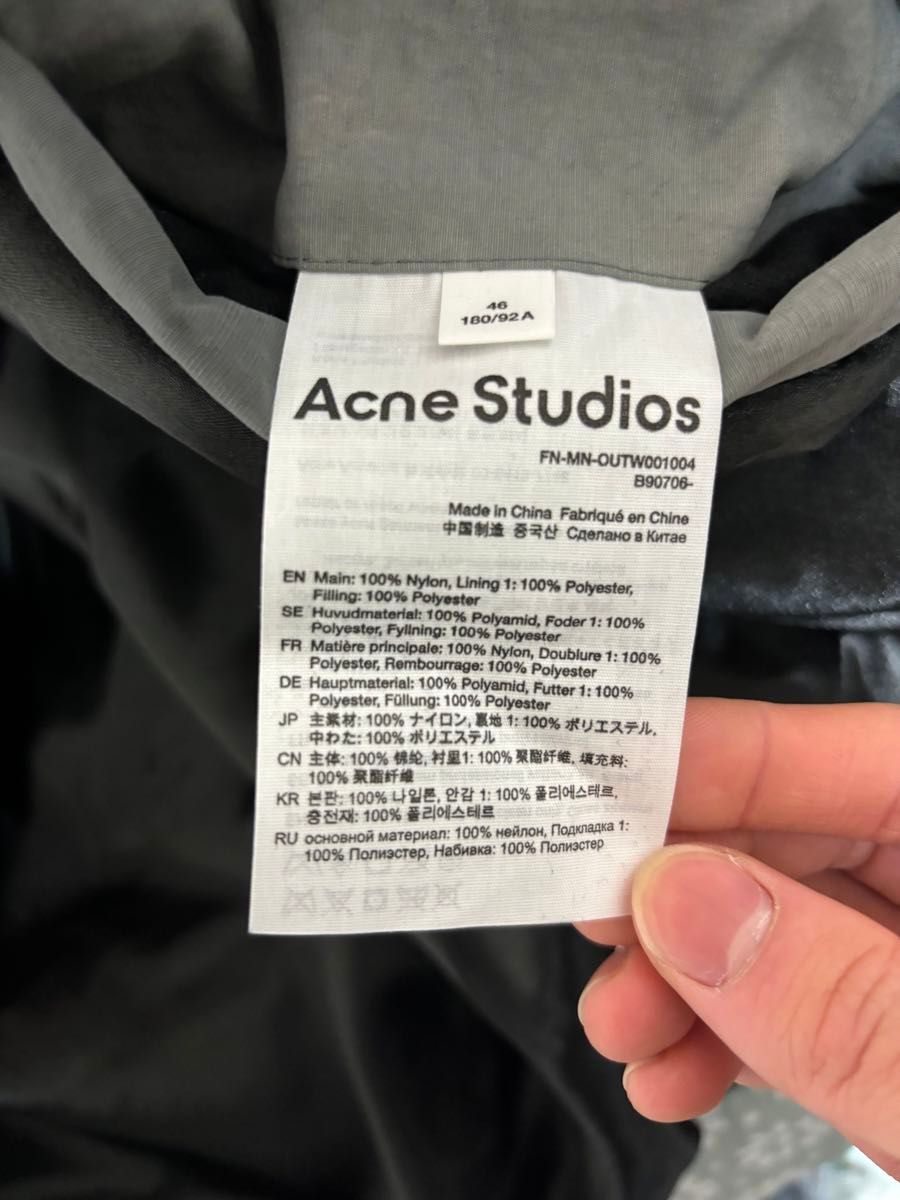 acne studious ガーメントダイパファージャケット｜Yahoo!フリマ（旧