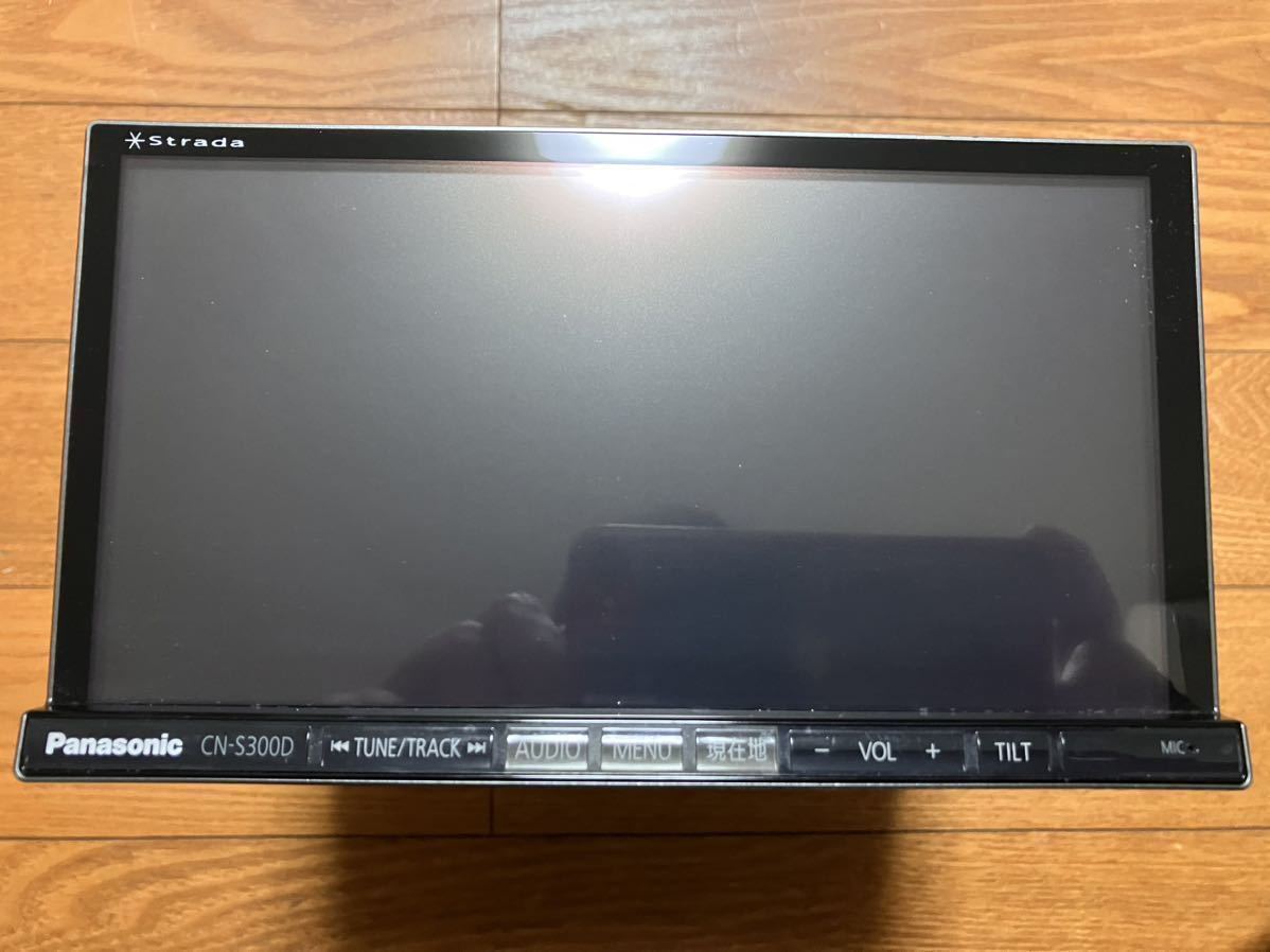 動作確認済 Panasonic CN-S300D SDナビ フルセグTV／CD録画／DVD／Bluetooth／ワイドVGA液晶_画像1