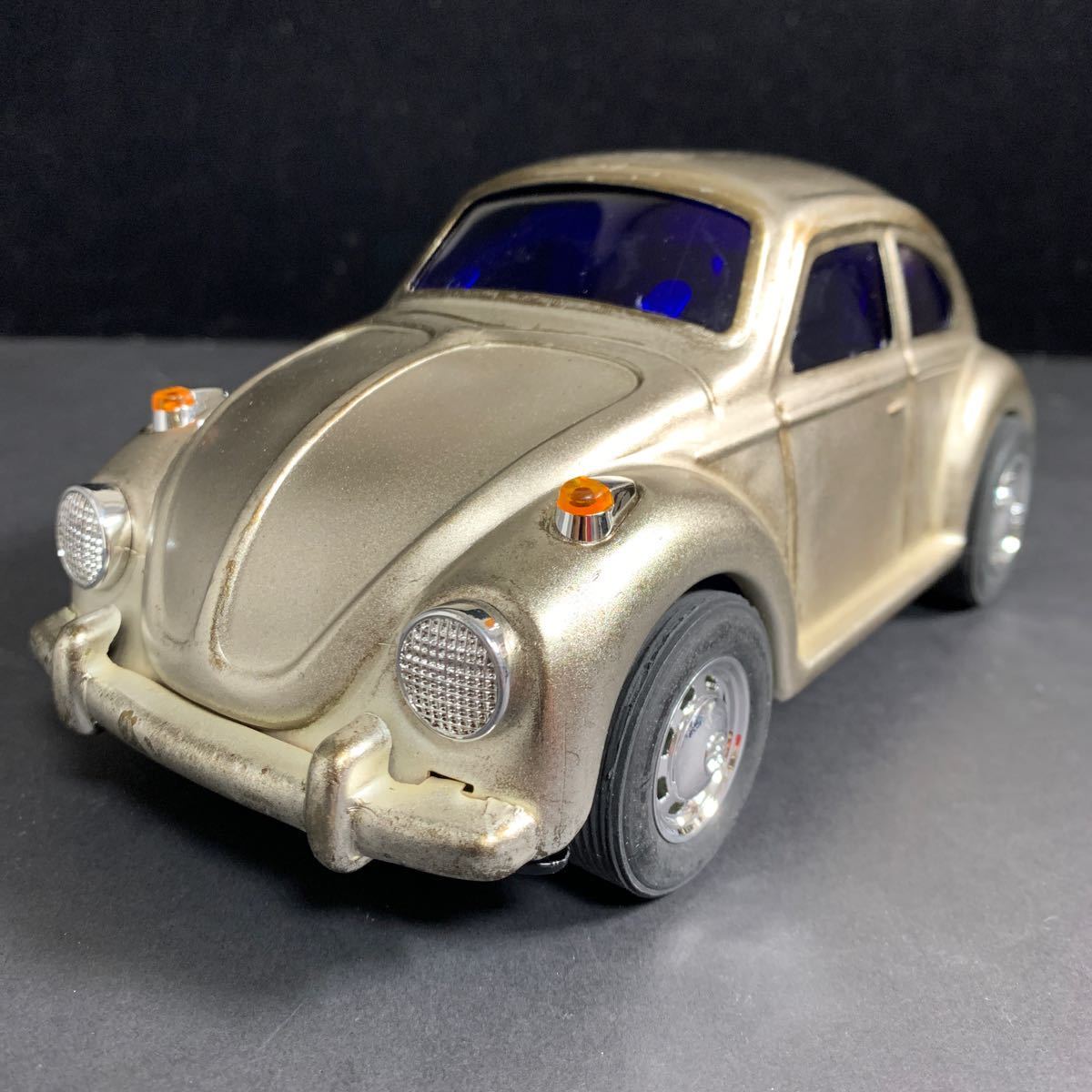 ブリキ製 VW Volkswagen Beetle フォルクスワーゲン ビートル 全長約21.5㎝ ミニカー 昭和玩具 外箱無し現状品 メーカー・スケール不明_画像1