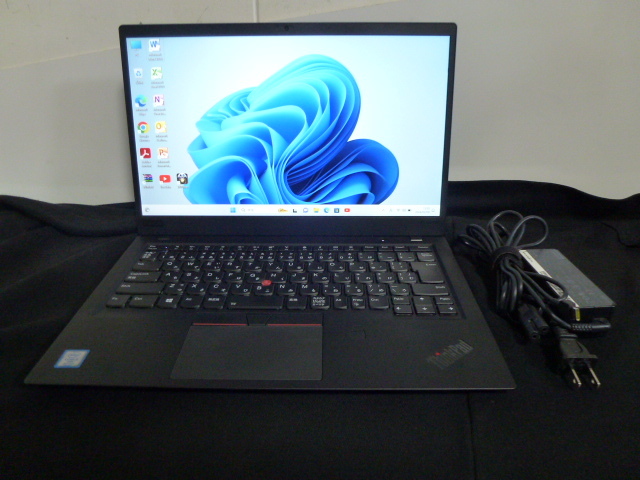 Lenovo ThinkPad X1 Carbon 6th Windows11 Core i5 8350U メモリ8GB M.2 SSD256GB Wi-Fi＋BT フルHD MS office搭載_画像1