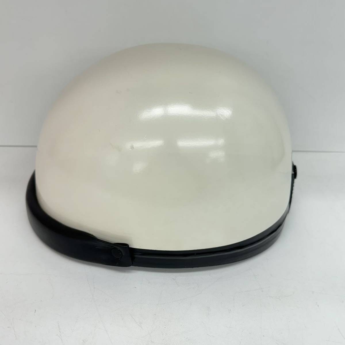 SHOEI BH ビンテージヘルメット 半キャップ ハーフヘルメット 白色 M 57.58 サイズ 7-7 1/8_画像4