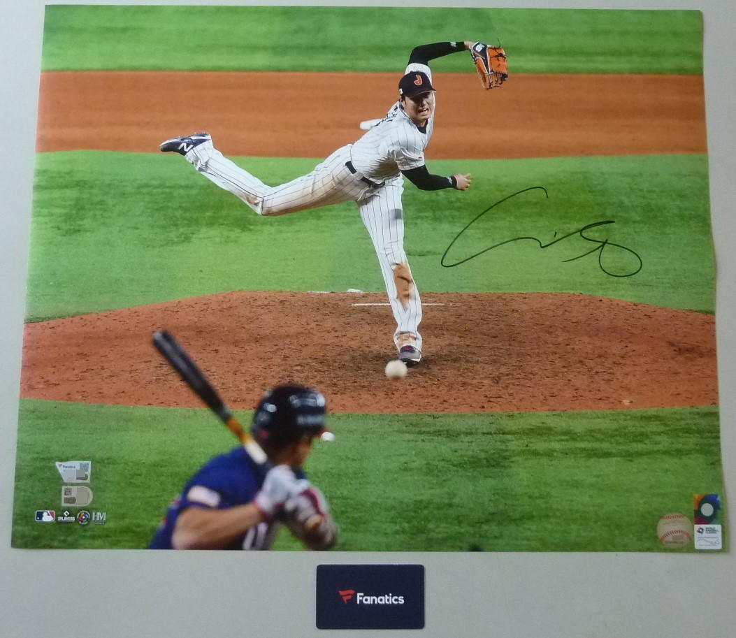 [ large . sho flat ]WBC decision . autograph autograph vs trout [ extra-large photograph ]FANATICS/MLB tent gram inspection / actual use ichi low n-to bar Yoshida regular furthermore da ruby shu