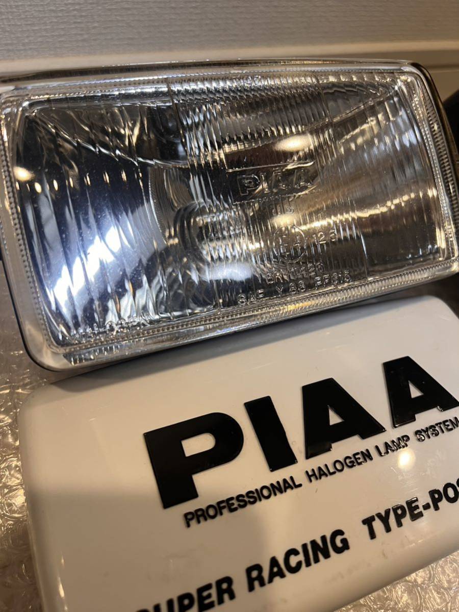 美品　PIAA 613 614 フォグ　ドライビング　ランプ　ライト　H3 カバー　角型　クリア　ポジションランプ_画像3