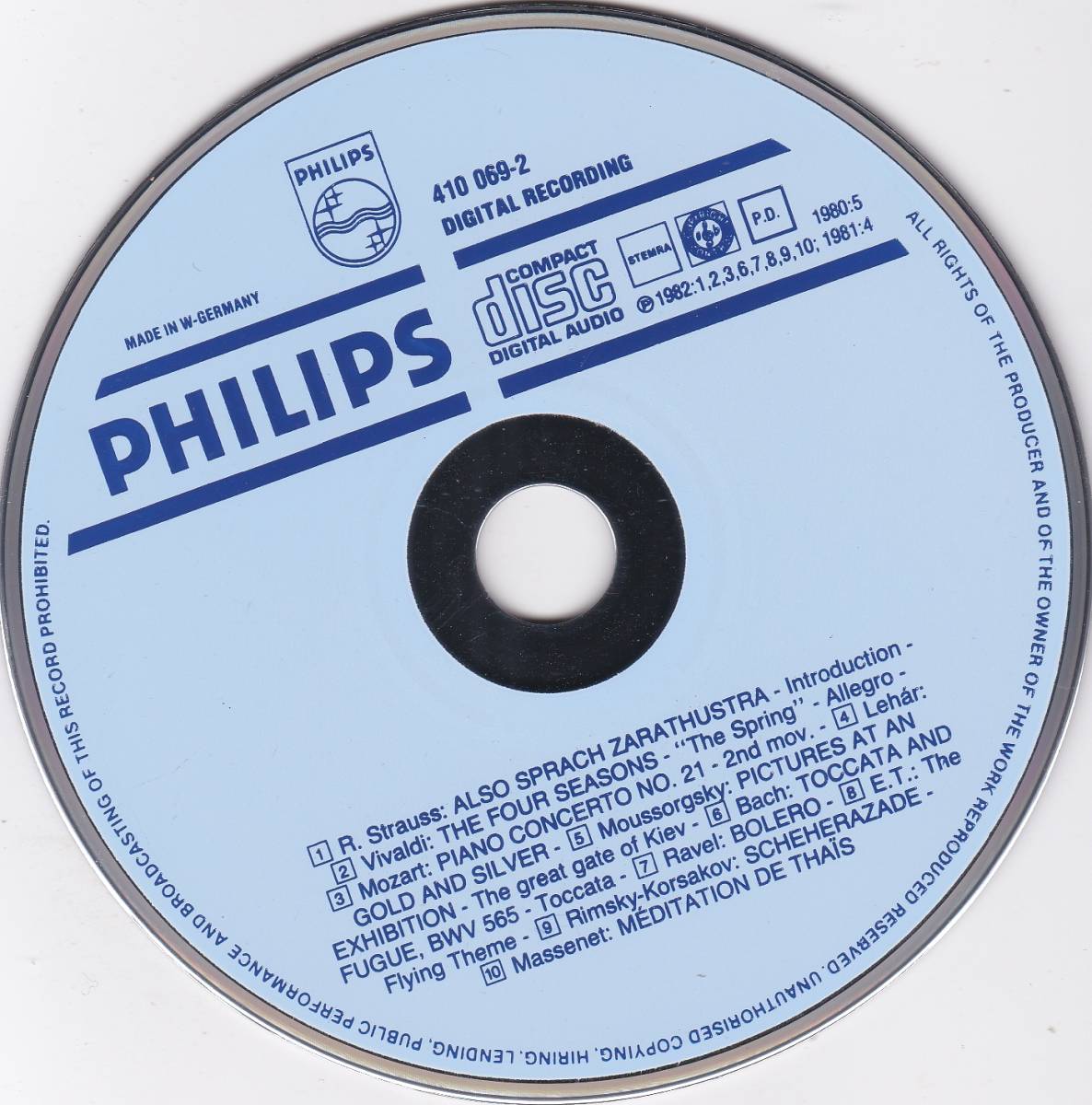♪PHILIPS西独初期Blue♪イ・ムジチ、ボベスコ他　DIGITALSOUND SPECTACULAR　Made In W,Germany By PDO_画像3
