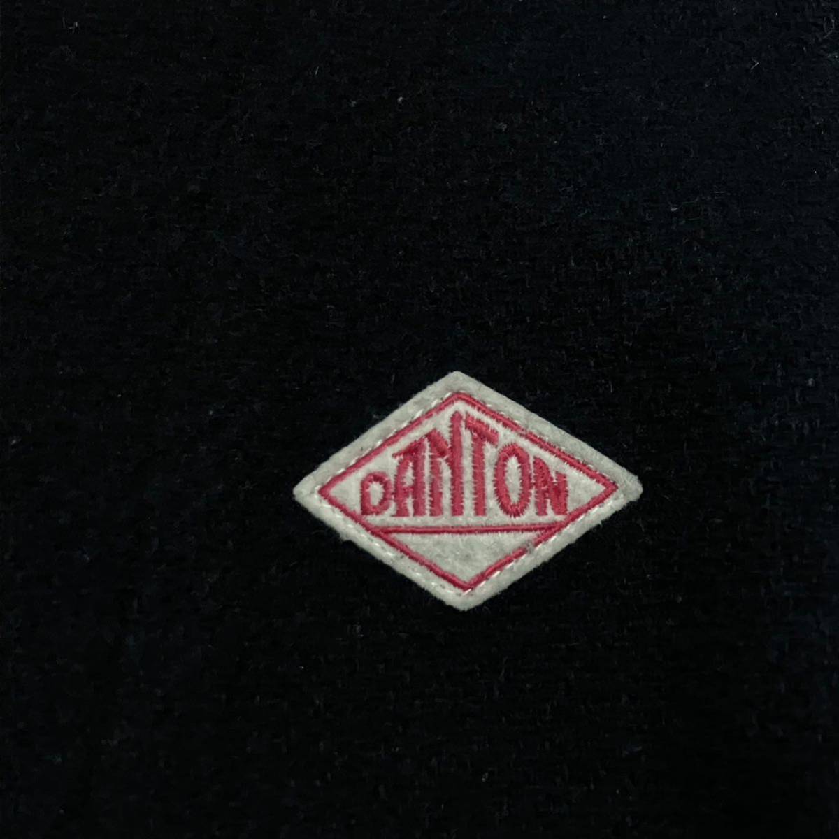 DANTON ダントン　ウールモッサ　ジャケット　ブラック　サイズ34 日本製_画像4