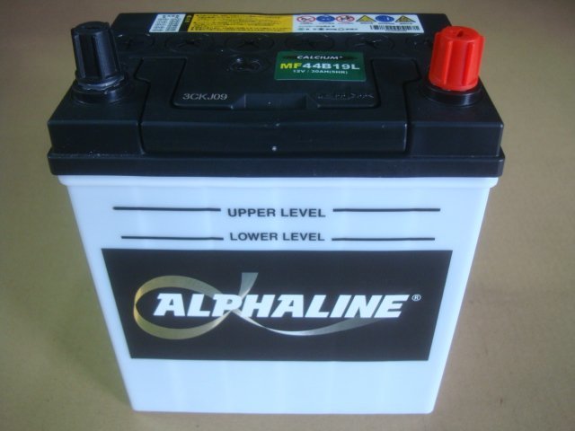 ALPHALINE CALCIUM MF44B19L リサイクルバッテリー(中古品）再充電後出荷  送料無料 （北海道・沖縄・他離島は別途必要）203990の画像1