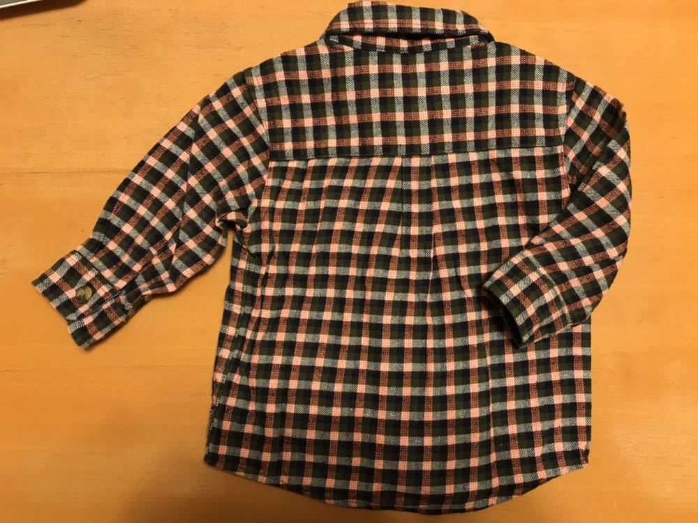 ◆　子ども服／ベビー服　OshKosh B'gosh｜オシュコシュ ビゴッシュ　男の子用長袖ネルシャツ 　80サイズ　◆_画像4