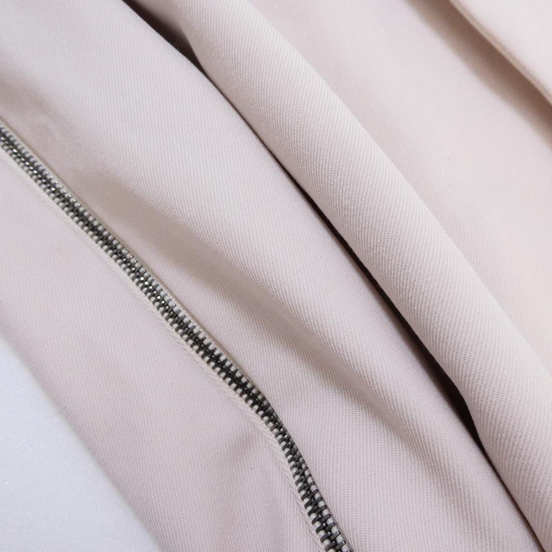  прекрасный товар FENDI Fendi размер примерно XL Zucca длинный длина mi утечка длина узкая юбка длинная юбка Logo боковой застежка-молния розовый 
