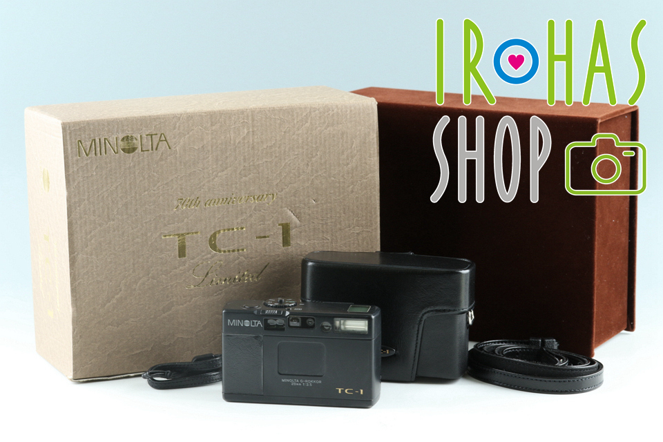 コンパクトカメラ Minolta TC-1 Limited Black 70th Anniversary With Box #39916L8