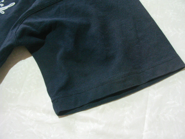 ssy8200 半袖 Tシャツ ブラック ■ 前後プリント ■ クルーネック カジュアル L-LLくらい_画像8